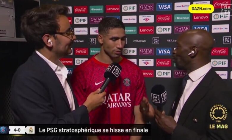 أشرف حكيمي، ريال مدريد، باريس سان جيرمان، لويس إنريكي، كأس العالم للأندية، أخبار المحترفين المغاربة، المنتخب المغربي، Islam Sport، تصاريح اللاعبين، رحيل حكيمي