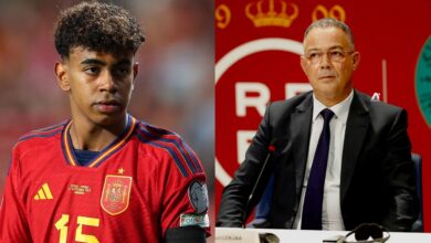 فوزي لقجع، لامين يامال، أمين جمال، المنتخب المغربي، المنتخب الإسباني، أخبار الكرة المغربية، نجوم مغاربة، لقجع ليكيب، تصريح لقجع، لامين يامال مغربي