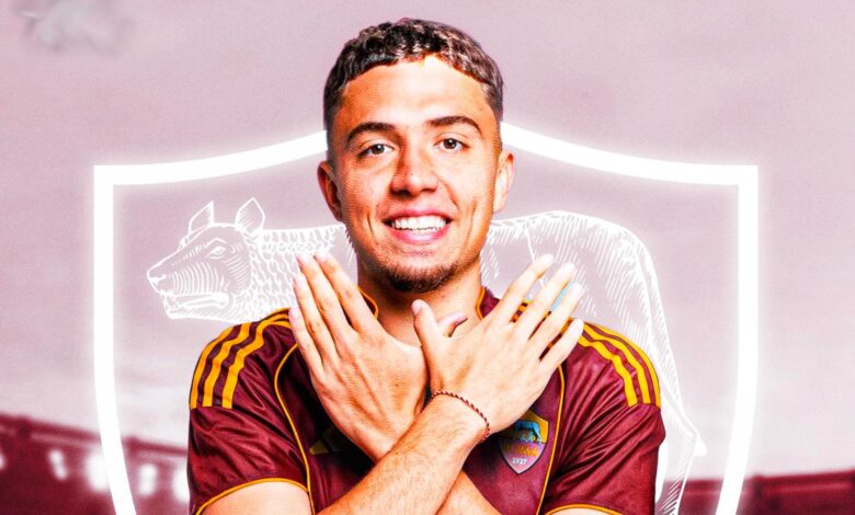 نائل العيناوي، روما، انتقالات 2025، ميركاتو، الدوري الإيطالي، لاعب مغربي، صفقة رسمية، لانس، فابريزيو رومانو، دي روسي، أخبار كرة القدم